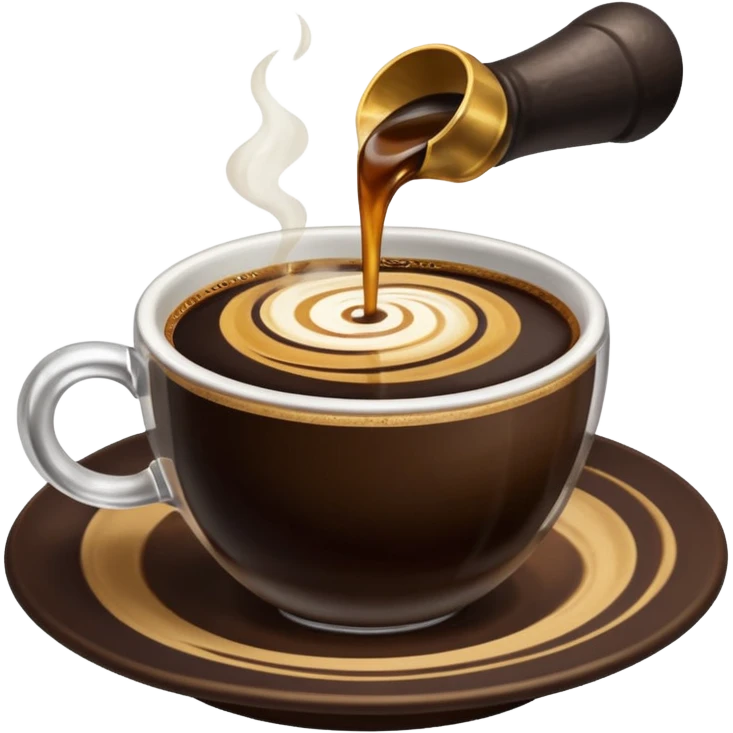 espresso with oil emoji