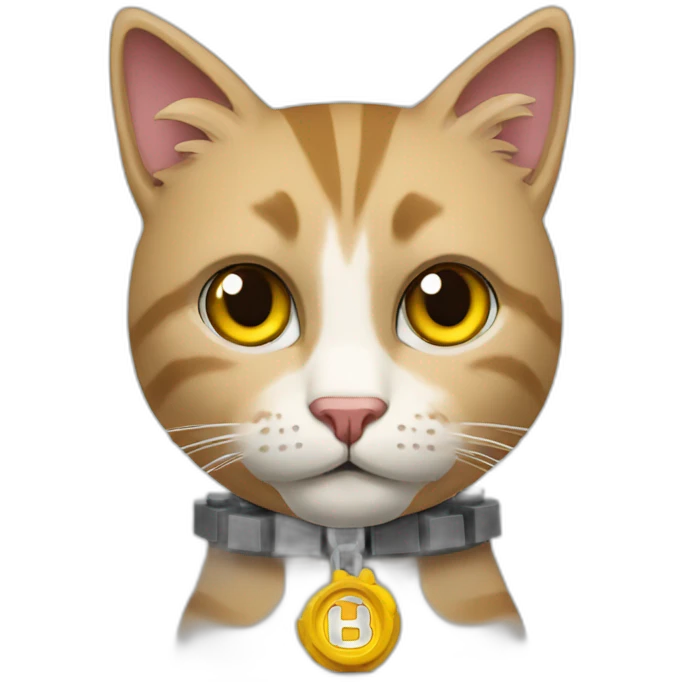 Cat playing lego emoji