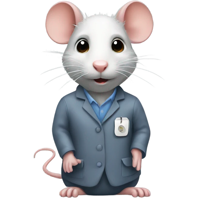 Rat therapist emoji