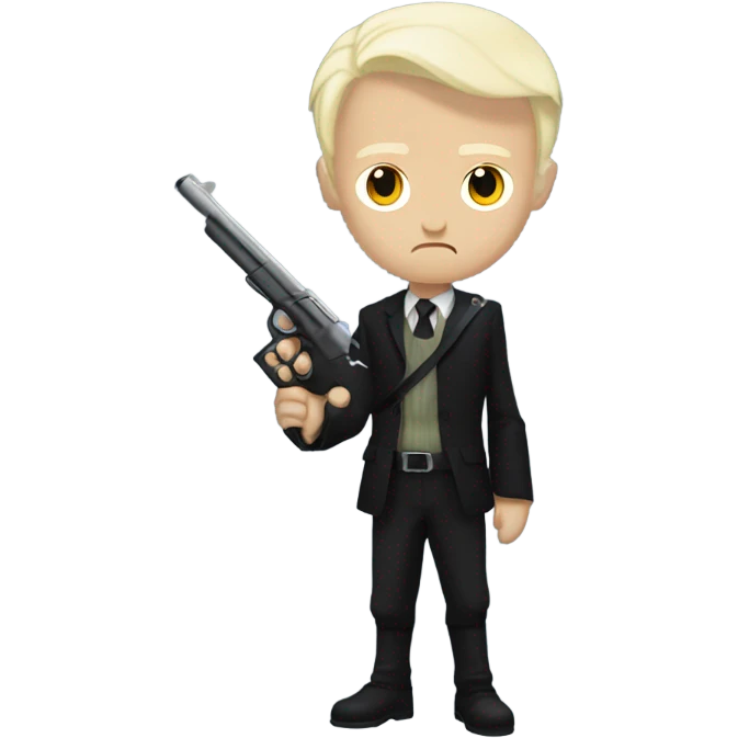 Draco Malloy gun emoji