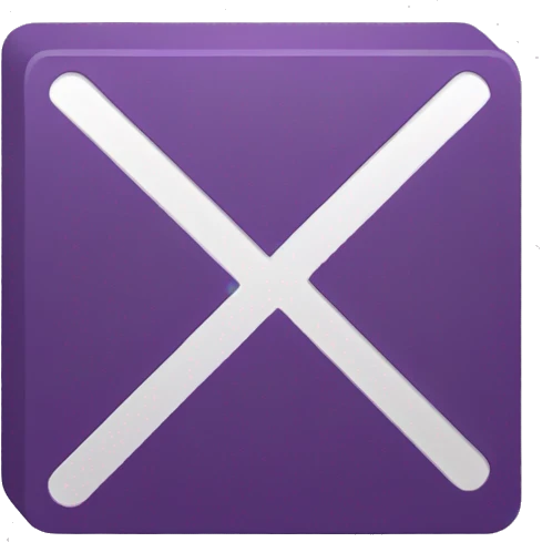 check box purple emoji