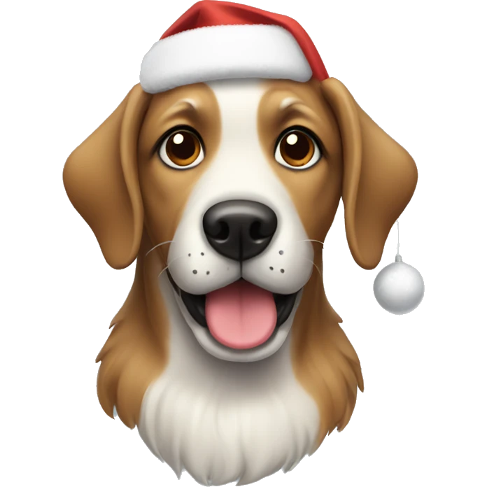 christmas dog emoji