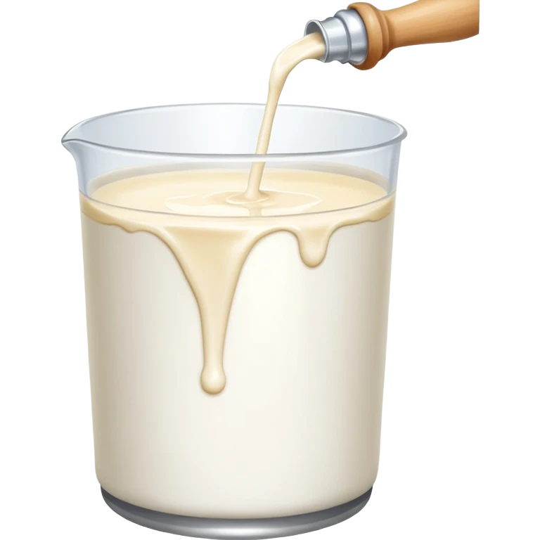Hand dripping milk emoji