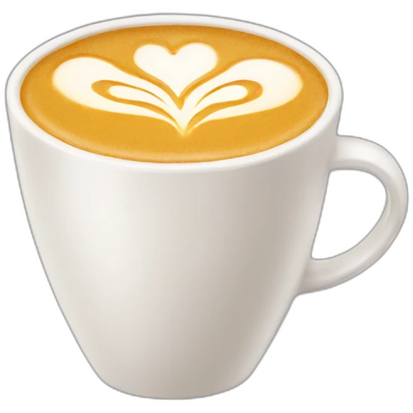 golden latte cup emoji