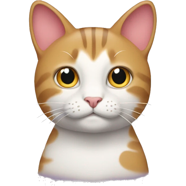 The cat with hearts above his head emoji