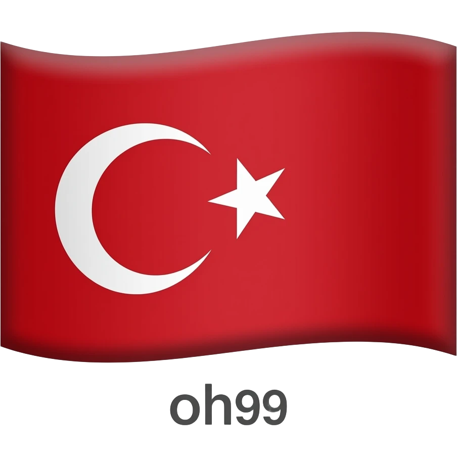 Ottoman Empire flag 1999 emoji