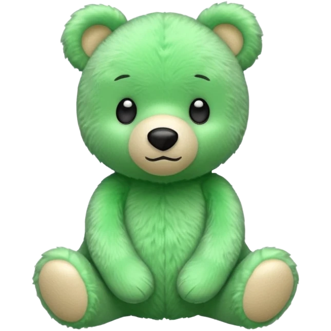 green bear toy emoji