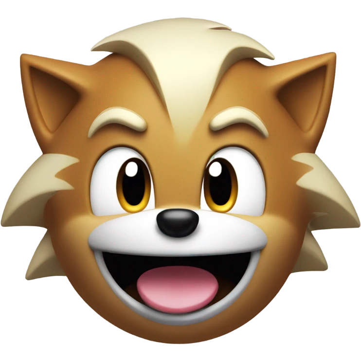 sonic with tongue out emoji