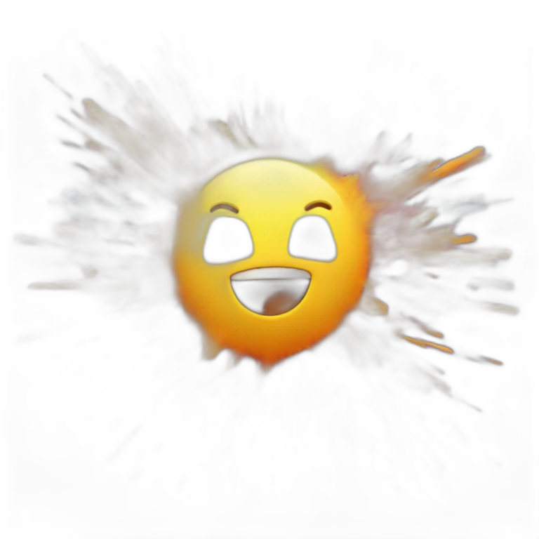 colorful explosion emoji