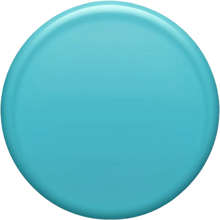 Cyan circle emoji