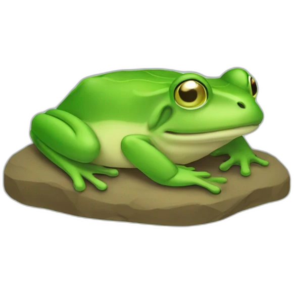 Grenouille qui dort emoji