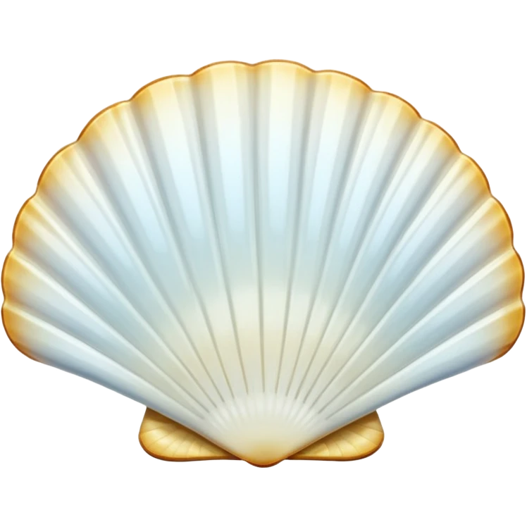 Coquille blanc emoji