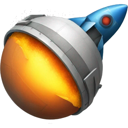 rocket ball emoji