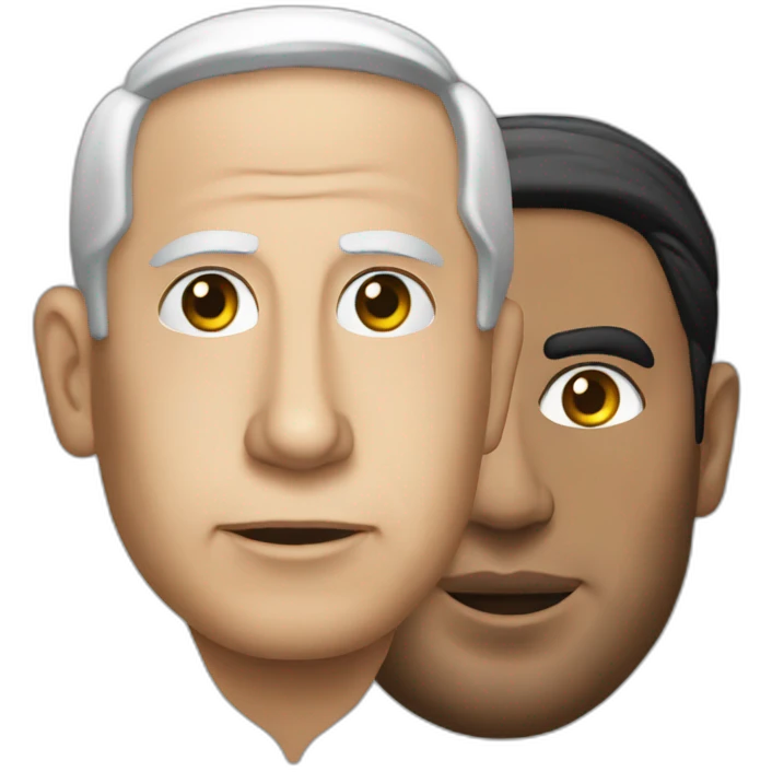 Netanyahu and sinwar emoji