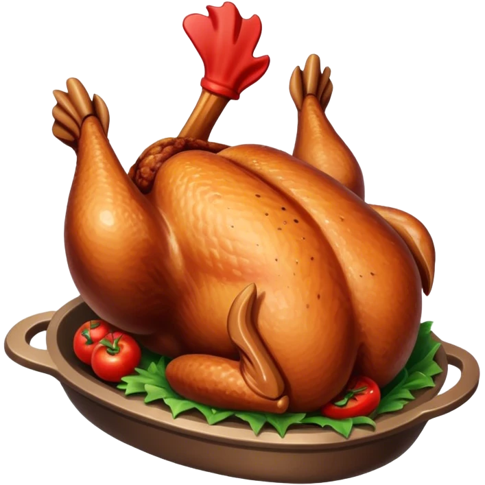 chicken roast emoji