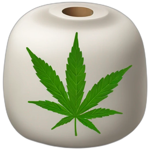 Curling Stone cannabis emoji