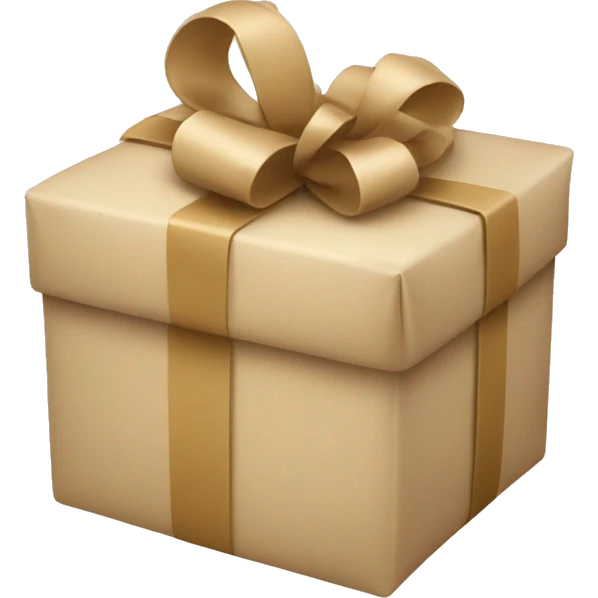 Present beige emoji