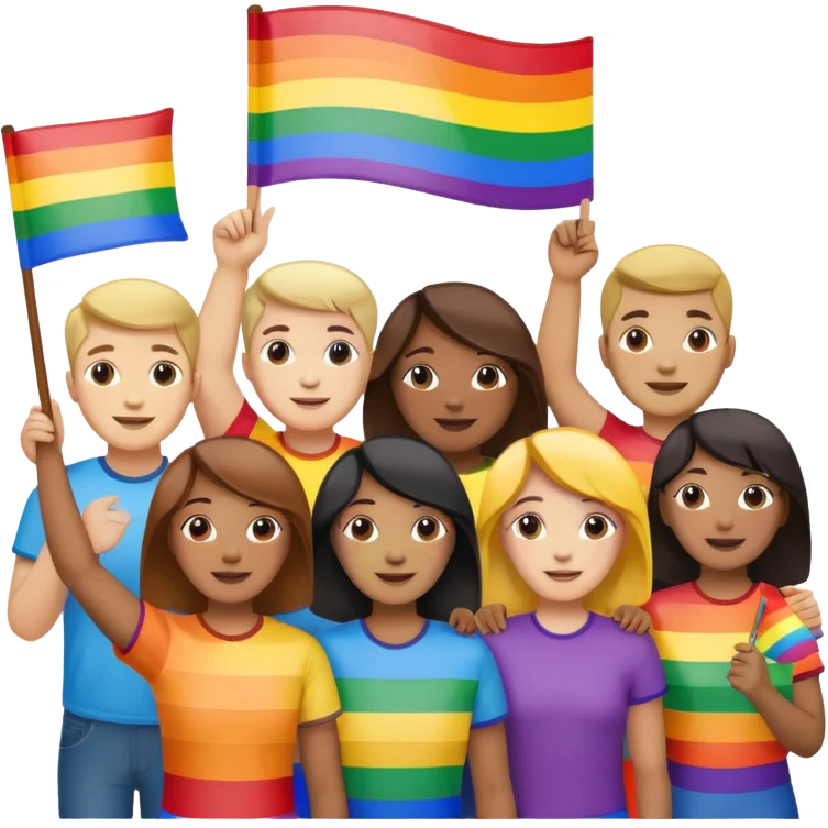 pride charcters emoji
