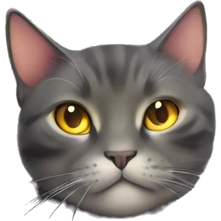 Cat under a Dark iridescent cloud glowing with lightning bolts emoji
