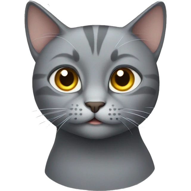 grey cat  emoji