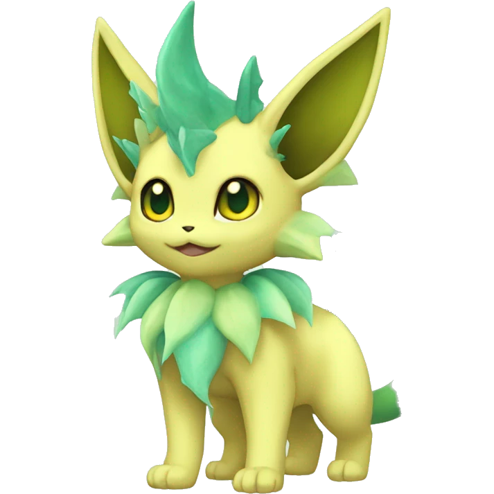 Vaporeon-Leafeon full body emoji