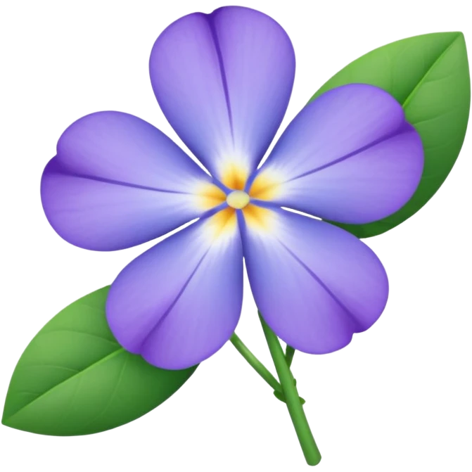 flower periwinkle emoji