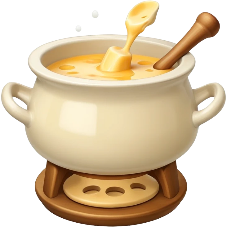 Cheese fondue pot emoji
