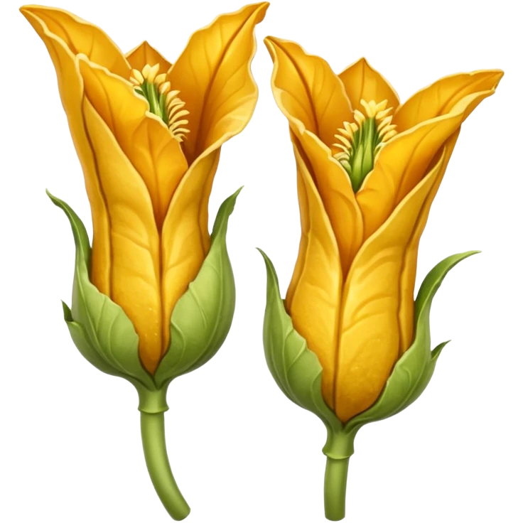Fried squash blossom emoji