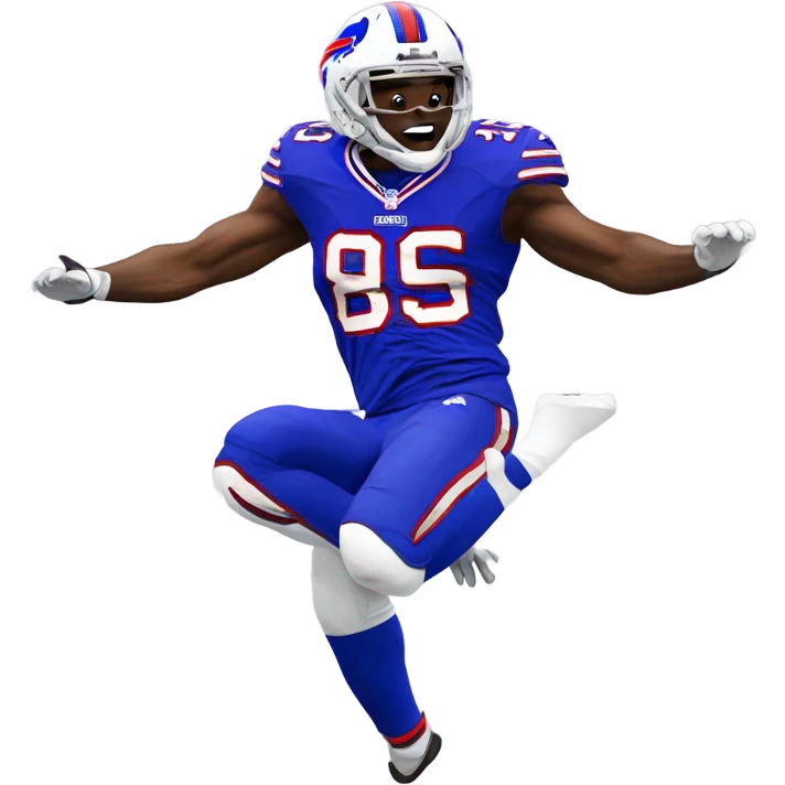 Buffalo bills jumping over Baltimore ravens emoji