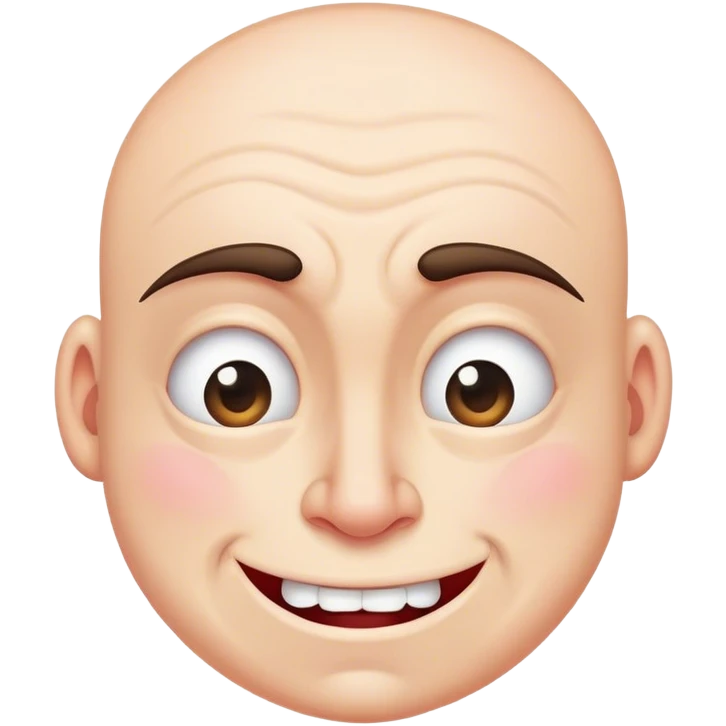 Ugly wink emoji