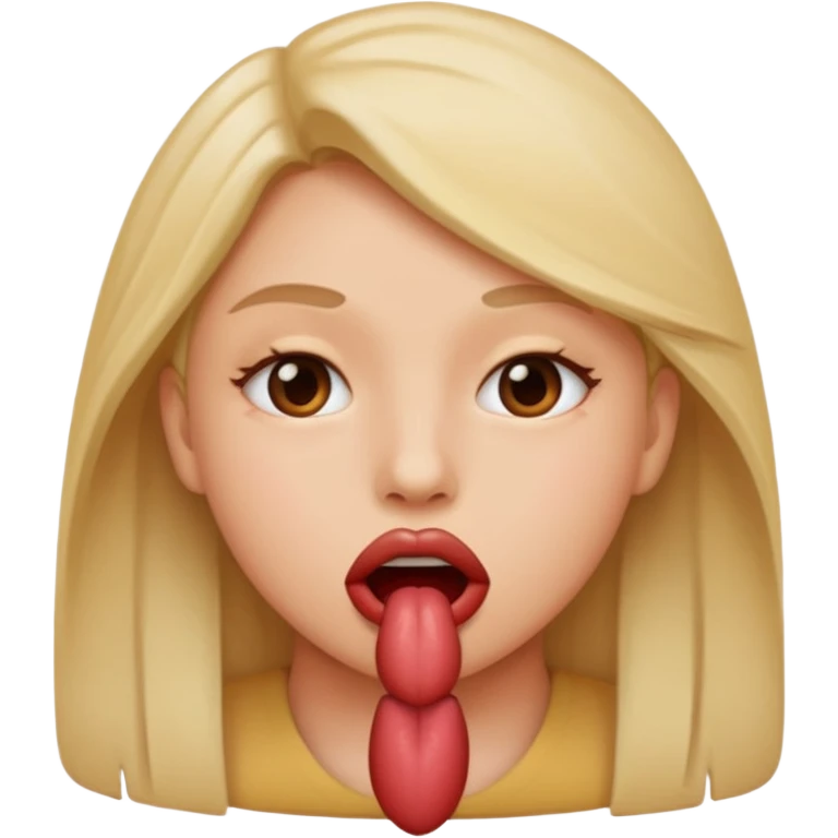 Lip bite emoji