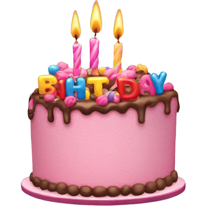 Happy birthday cake emoji