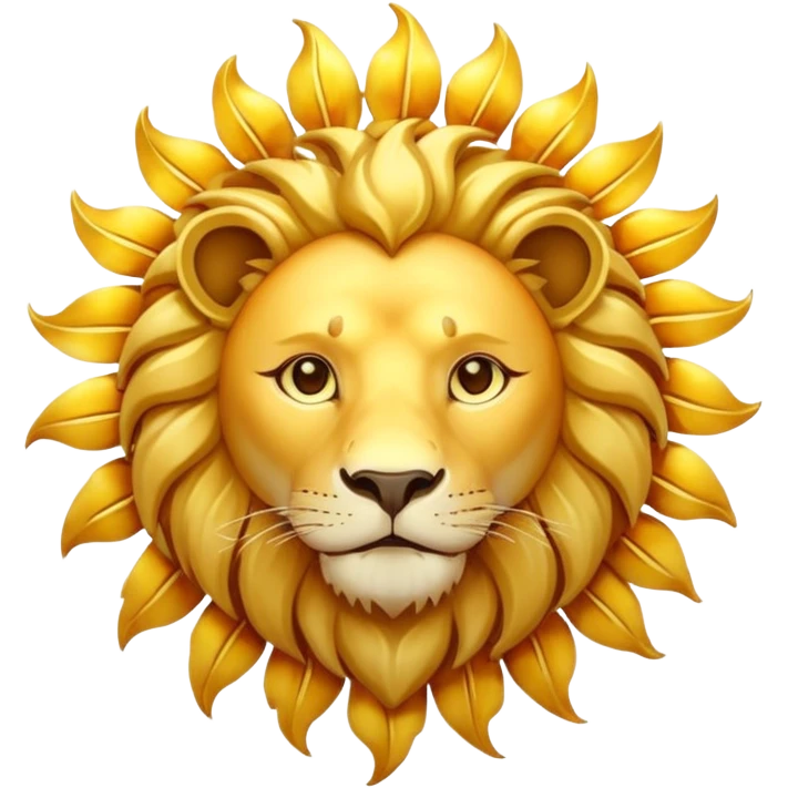 The Lion and the Sun  emoji