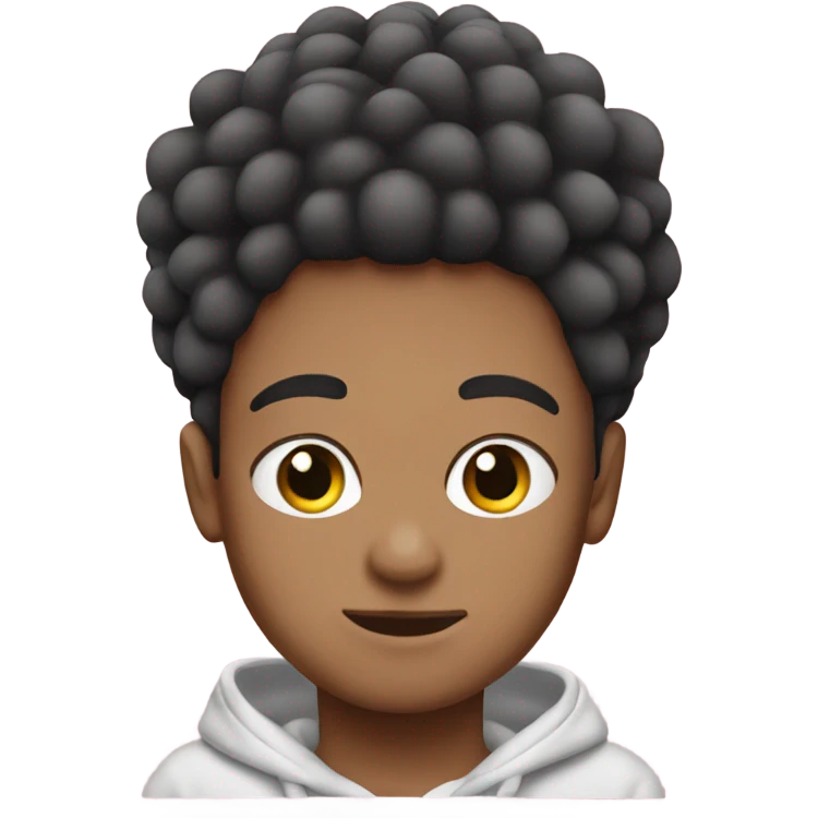 Pink palm puff hoodie emoji