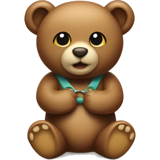 teddybear with loop  emoji