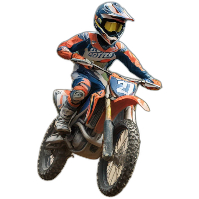 moto cross emoji