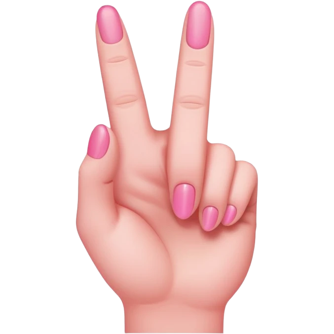 pink middle finger emoji