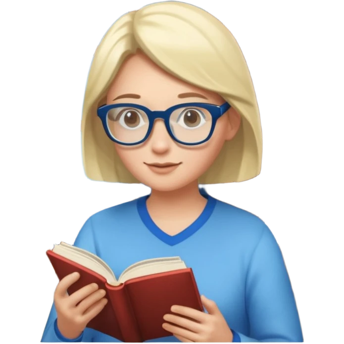 Window with person reading + blue light, Apartment Windows. emoji