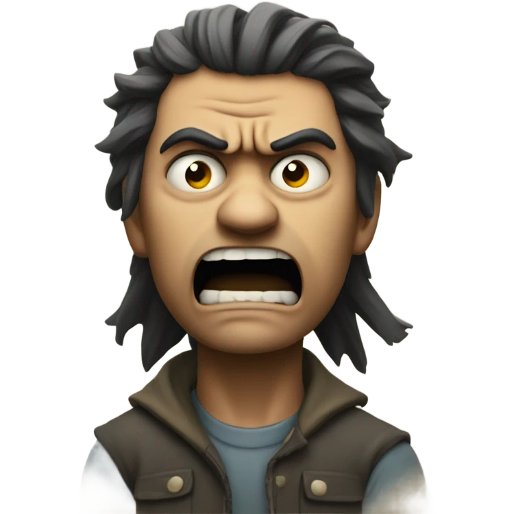 Angry wojack emoji