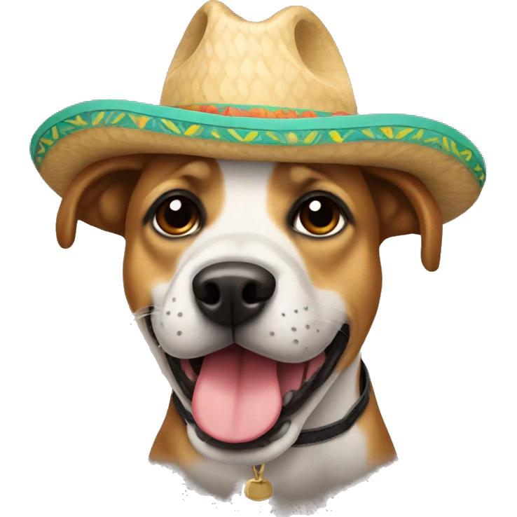 perro con sombrero emoji