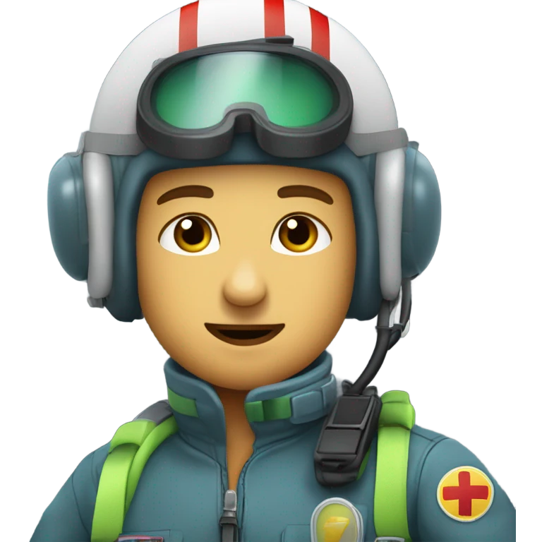 Flight paramedic  emoji