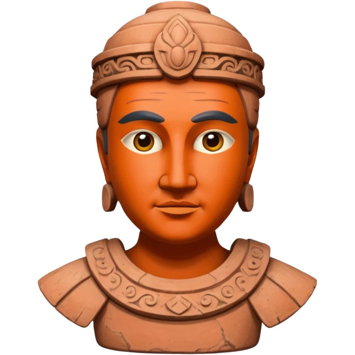 Terracotta guardian,Museum Statues. emoji