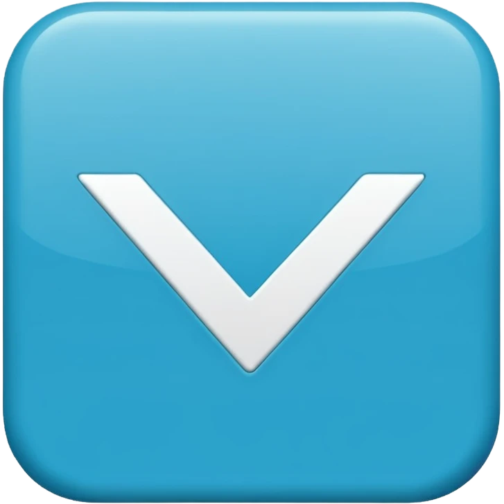 blue check mark in a square emoji