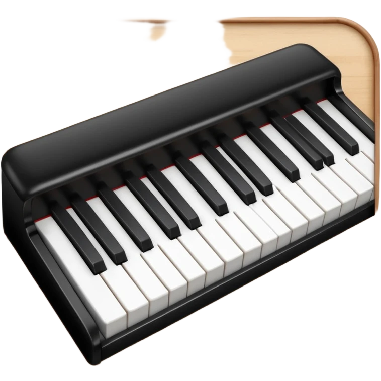  White and black keys emoji