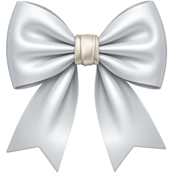 White bow emoji