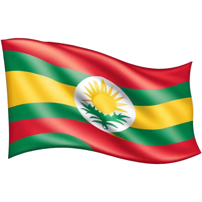 Kurdistan Flagge  emoji