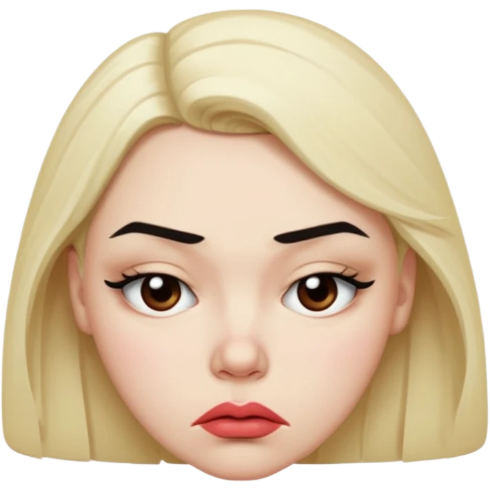 Personne qui boude  emoji