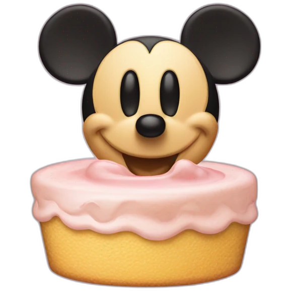 Mickey mousse surpris emoji