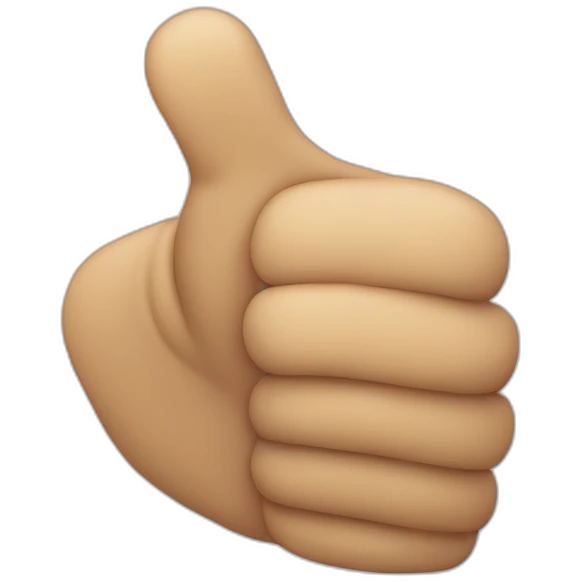 Thumbs down emoji