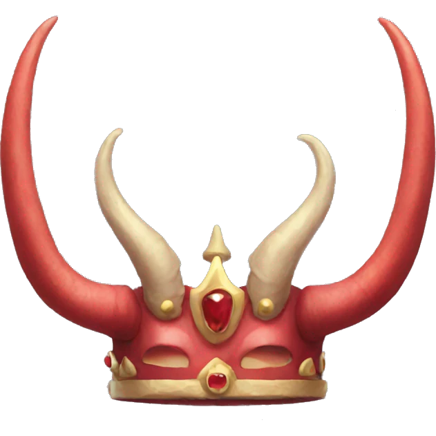 demon horns and crown emoji